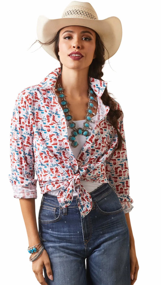 ARIAT WOMENS WR KIRBY LONG SLEEVE SHIRT