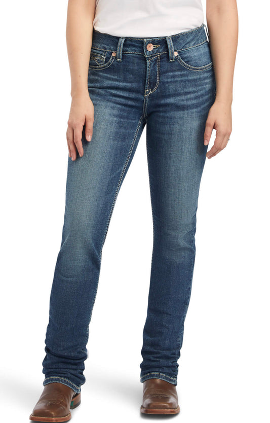 ARIAT WOMENS R.E.A.L.  PERFECT RISE DAPHNE STRAIGHT JEAN