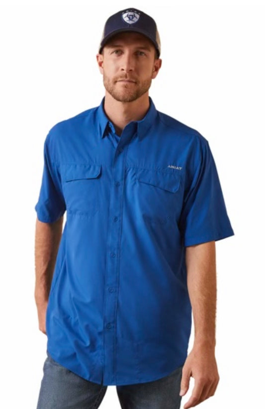 ARIAT MENS VENTTEK OUTBOUND SHORT SLEEVE SHIRT