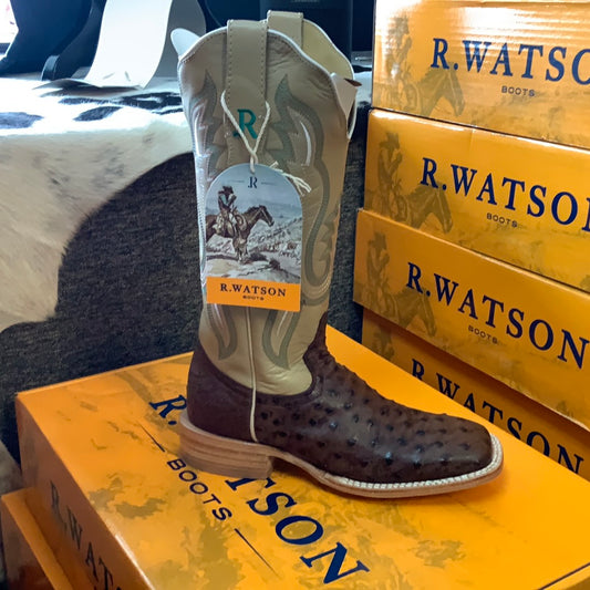 R WATSON KANGO TABAC BRUCIATO FQ/BONE SINATRA COWHIDE