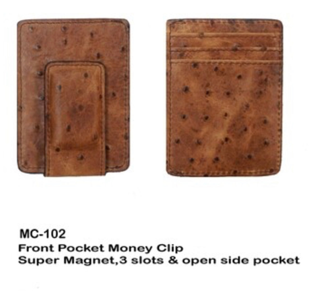 WESTERN FASHION FRONT POCKET MONEY CLIP MC-102
