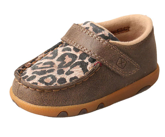 TWISTED X INFANTS CASUAL BOMBER LEOPARD