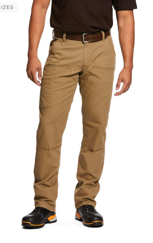 ARIAT M4 REBAR MADE TOUGH HARD WORKING PANTS RELAXED STRAIGHT LEG FIELD KHAKI