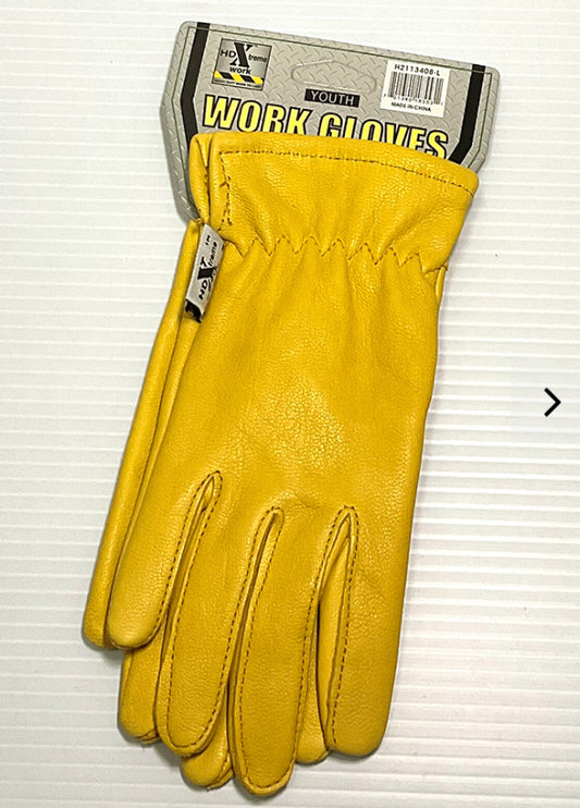 M&F WESTERN HDX KIDS GOATSKIN GLOVES