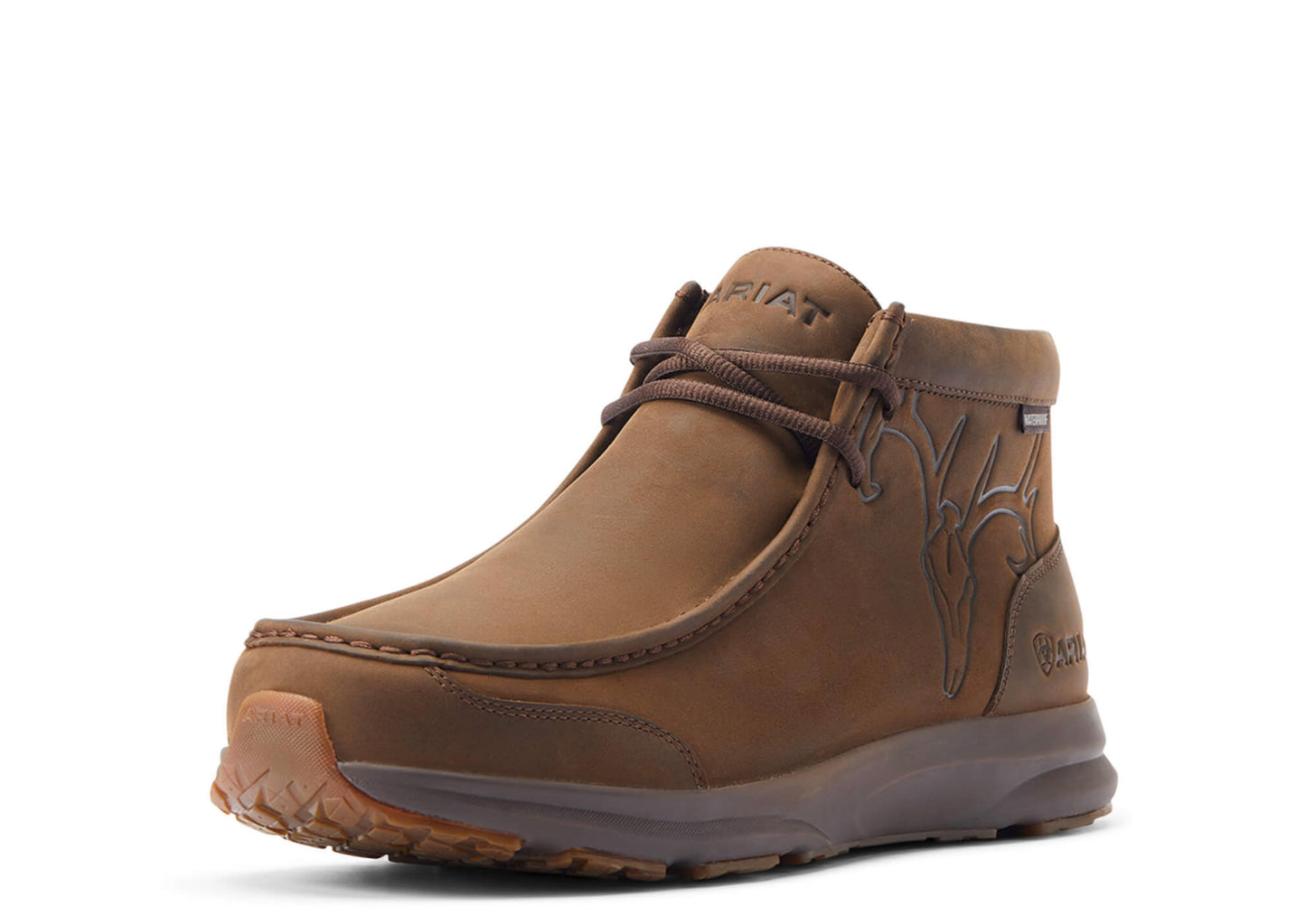 ARIAT MENS SPITFIRE OUTDOOR H20 OILY DISTRESSED BROWN